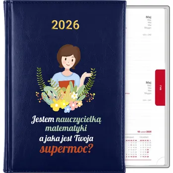 Kalendář Knižní kalendář 2026 A5 modrý