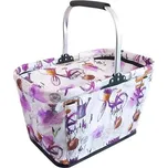 Skládací termo košík se zipem TORO levandule