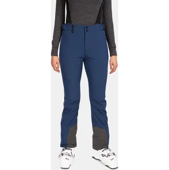 Snowboardové kalhoty Kilpi RHEA-W Dámské softshellové lyžařské kalhoty UL0407KI Tmavě modrá 46