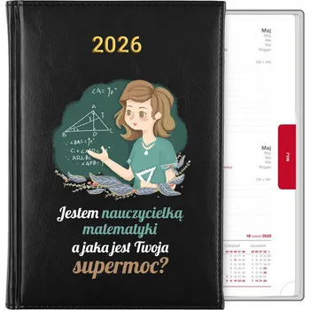 Kalendář Knižkový kalendář 2026 A5 černý