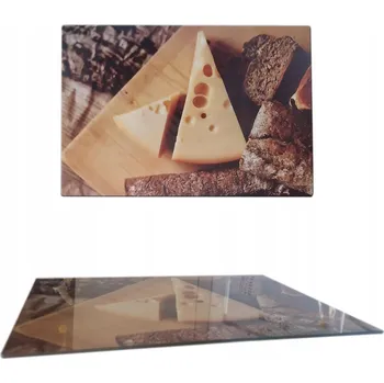Kuchyňské prkénko Skleněná deska 35x25 cm na krájení, servírování, podložka