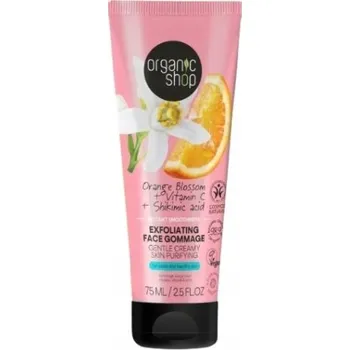 Pleťový peeling ORGANIK SHOP Vyhlazující peeling na obličej Instant Gommage 75 ml