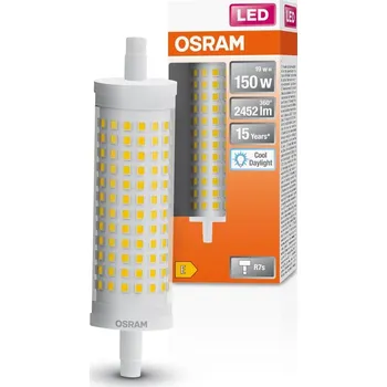 Žárovka Osram LINE LED žárovka 19W 118mm, barva světla 6500K, studená bílá