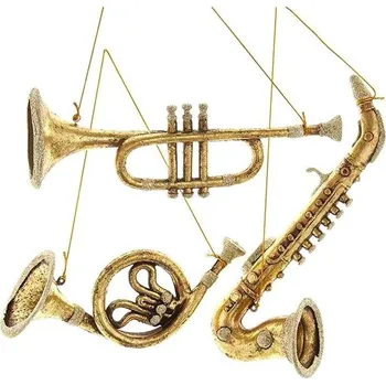 Vánoční dekorace HIGHLIFE Vánoční ozdoba - Hudební nástroje 1 ks