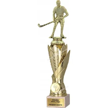 Zlatý pohár soška pro chovatele holubů, florbal, 35 cm + GRAVÍROVÁNÍ DÁREK