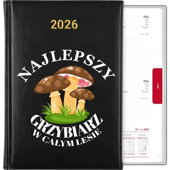 Kalendář Knižkový kalendář 2026 A5 černý