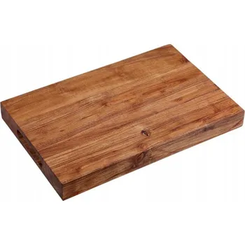 Kuchyňské prkénko PRKÉNKO NA KRÁJENÍ Z AKÁCIOVÉHO DŘEVA HNĚDÉ SILNÉ 40 x 25 CM DO KUCHYNĚ