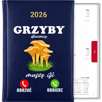 Kalendář Knižní kalendář 2026 A5 modrý