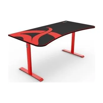 Počítačový stůl AROZZI ARENA Gaming Desk, černočervený, herní stůl, délka stolu 160cm, nastavitelné šířka 71-82cm, nastavitelná výška 71-81cm