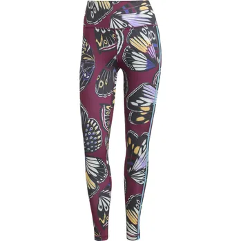 Dámské oblečení Dámské Legíny 7/8 ADIDAS FARM LEGGINGS JL8627 – Vínová L