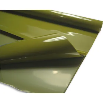 CELOFÁN FÓLIE pro balení dárků SVATBA VÁNOCE SVATEBNÍ HOSTINA olivový 100x70cm