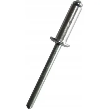 Nýt Balení 100 ks GESIPA Trhací nýty s plochou hlavou, hliníkové, standardní 4,0x