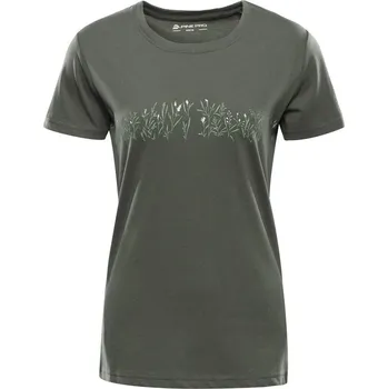 Dámské tričko triko dámské krátké ALPINE PRO TERMESA 3 zelené