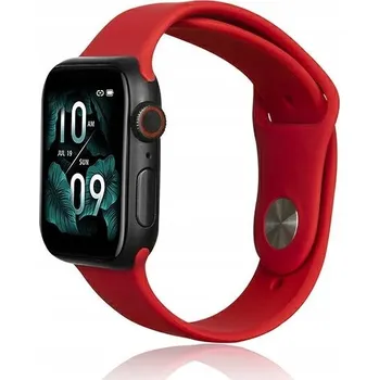 Řemínek na hodinky BELINE SILIKONOVÝ ŘEMÍNEK PRO APPLE WATCH 38/40/41MM ČERVENÝ /RED
