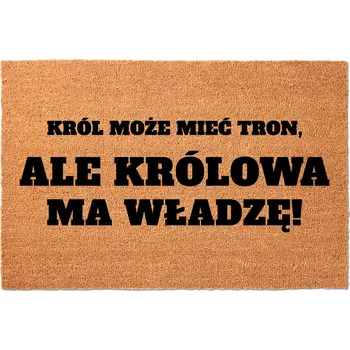 Hotová gumová kokosová rohožka 40 x 60 cm