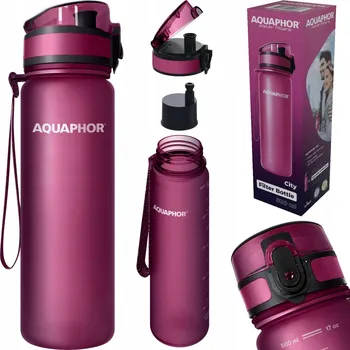 Láhev Filtrační láhev Aquaphor City 0,5 l fialová