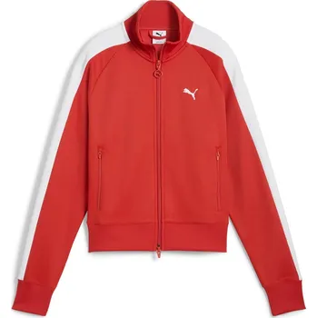 Dámská mikina Dámská Mikina PUMA T7 ALWAYS ON SHORT TRACK JACKET 62979615 – Červená S