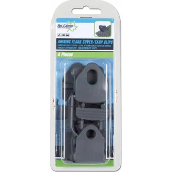 Stan UPEVŇOVACÍ KLIPY STAN, PODLAHY, KOBERCE, PLACHTY, MARKÝZY – SADA 4 KS, ŠEDÉ