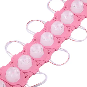 LED osvětlení LED modul 4630, 1x 3030, 1.5W, 12V Růžová