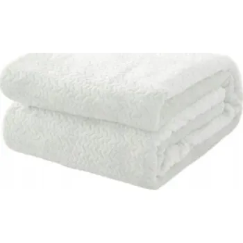 Prostěradlo Přikrývka Cotton world mikrovlákno 160 cm x 200 cm bílá