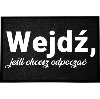 Obraz VSTUPNÍ ČISTICÍ ZÓNA MONOCHROM 40X60 CM MODERNÍ DÁREK POTISK ČERNÁ DEKORACE