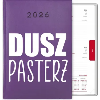 Kalendář Knihový kalendář 2026 A5 fialový