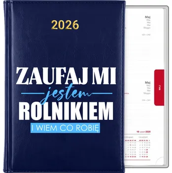 Kalendář Knižní kalendář 2026 A5 modrý