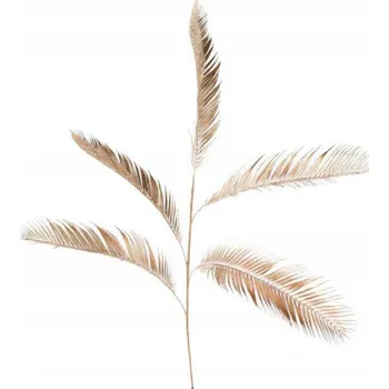 umělá květina UMĚLÉ KVĚTY ZLATÉ DEKORAČNÍ LISTY DO VÁZY ZLATÉ 90 CM