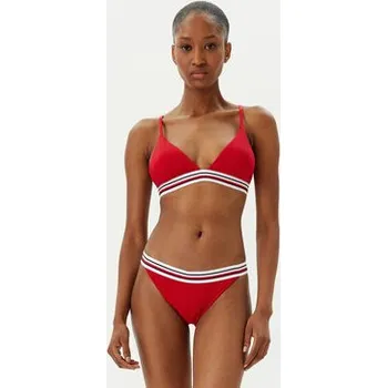 Dámské plavky Tommy Hilfiger Vrchní část bikin UW0UW05805 Červená XL