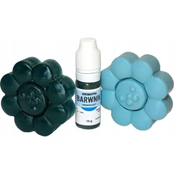 Mýdlo Barvivo do mýdlové báze nemigrující akvamarínová 10g glycerinová mýdla