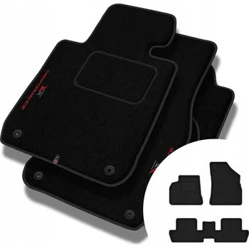 autokoberec Velurové autokoberce Motos 3 ks