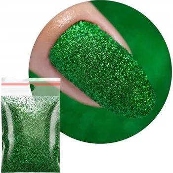 MOLLYLAC prášek Ozdoby Na Nechty 20g kosmetický zelený třpytivý Č. 33
