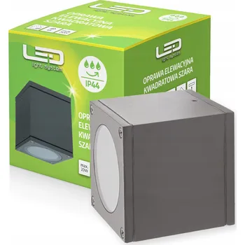 Venkovní osvětlení Zahradní nástěnné svítidlo Elektrosalon šedé GU10 20 W