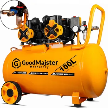 Kompresor Bezolejový kompresor GoodMajster GMM-AC100oF2 100 l 8 bar