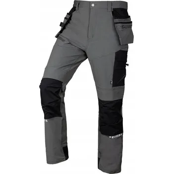 Pracovní oblečení Pánské pracovní kalhoty NEO TOOLS 4-way stretch s pouzdry Cordura, velikost S