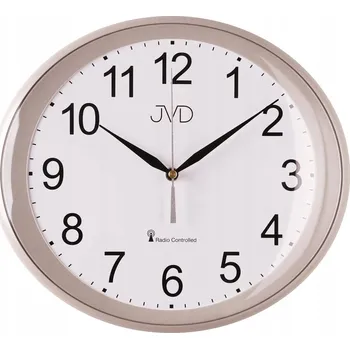 Hodiny Béžové nástěnné hodiny řízené rádiem JVD RH64.5