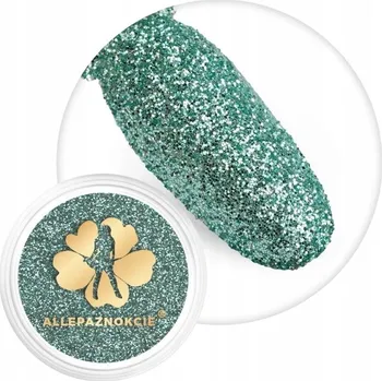 Třpytky na nehty, ozdoba - jemné částečky ALLEPAZNOKCIE 2g, třpytivý prach v dóze Č. 80