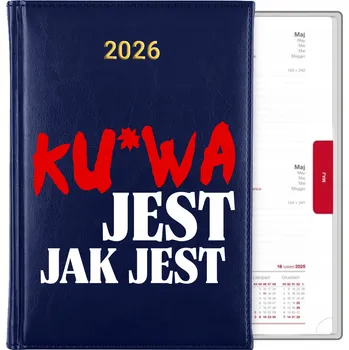 Kalendář Knižní kalendář 2026 A5 modrý