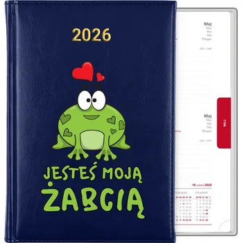 Kalendář Knižní kalendář 2026 A5 modrý