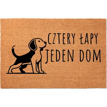 Hotová gumová kokosová rohožka 40 x 60 cm