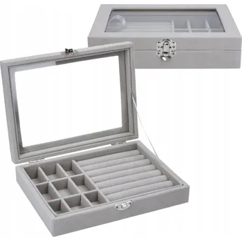 Šperkovnice ŠPERKOVNICE POUZDRO KRABIČKA ORGANIZÉR NA ŠPERKY B6