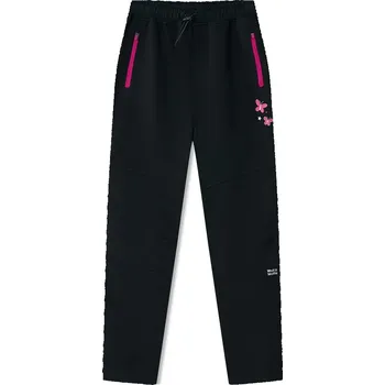 Dívčí softshellové kalhoty Wolf & Wolfie s fleecem B2592 vel. 128 černé