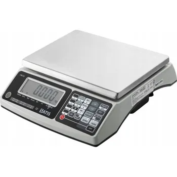 Průmyslová váha Obchodní váha s úředním ověřením (cejchem) 6 kg / 3 kg, dvourozsahová, dělení 2 g / 1 g, RS232