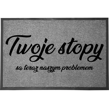 Rohožka Kokosová rohožka hotová 60 x 40 cm