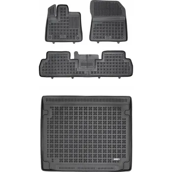 autokoberec Gumová sada autokoberců a rohož do kufru Fiat Doblo III od 2022, 5místná verze