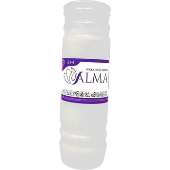 Svíčka Parafínová Náplň do hřbitovné svíčky ALMA BT-4 ~96H 1 Ks .