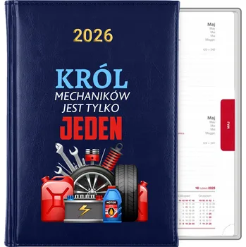 Kalendář Knižní kalendář 2026 A5 modrý