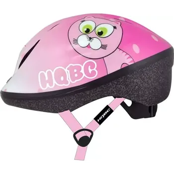 Cyklistická přilba Dětská přilba HQBC Funq Pink Cat růžová 48-54 cm