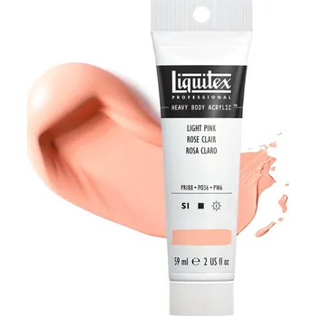 Vodová barva Akrylová barva Liquitex Heavy Body - Light Pink