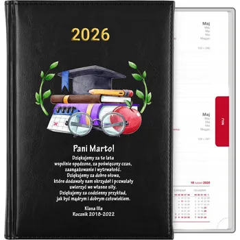 Kalendář Knižkový kalendář 2026 A5 černý